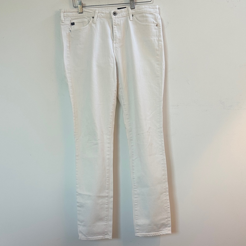 AG Prima Cigarette Jeans – White – Size 28R – Like New